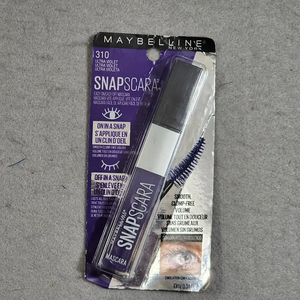 SnapScara Mascara #310 Ultra Violet No Exp Gift Maybelline NEW Factory Sealed
